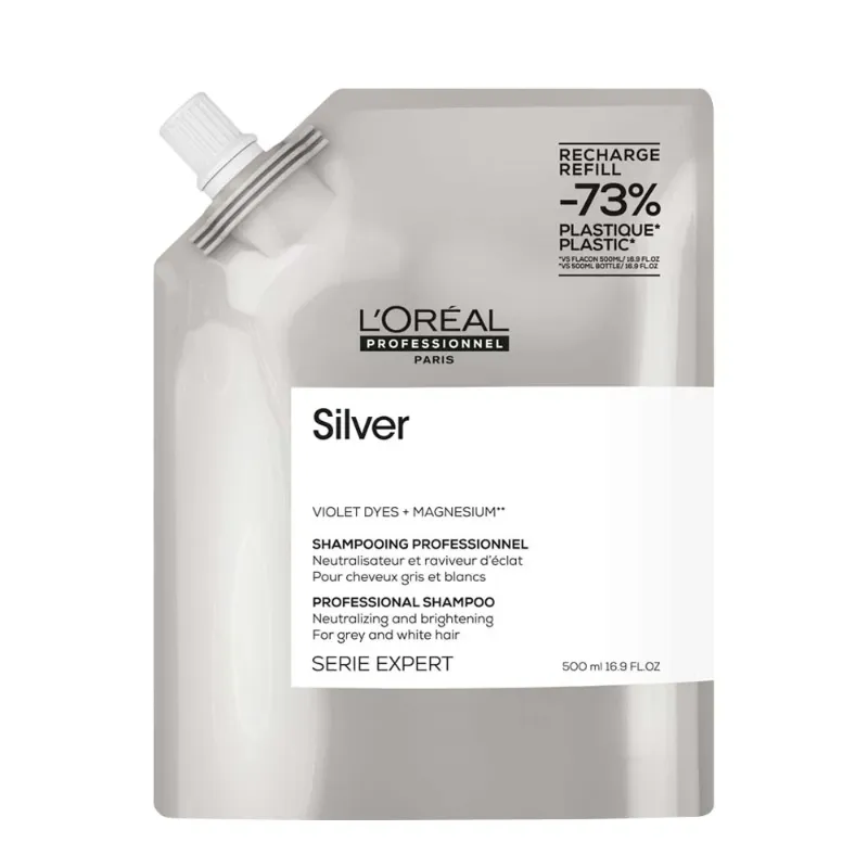 L'Oréal Professionnel Serie Expert Silver Shampoo Refill BAG 500 ml