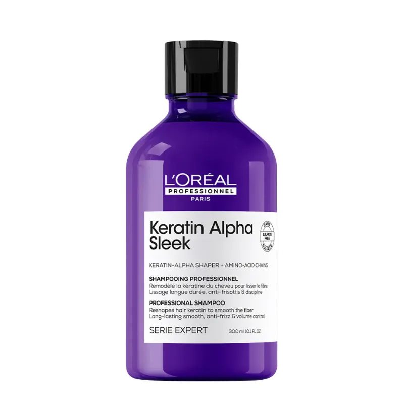 L'Oreal Professionnel Keratin Alpha Sleek Shampoo 300 ml