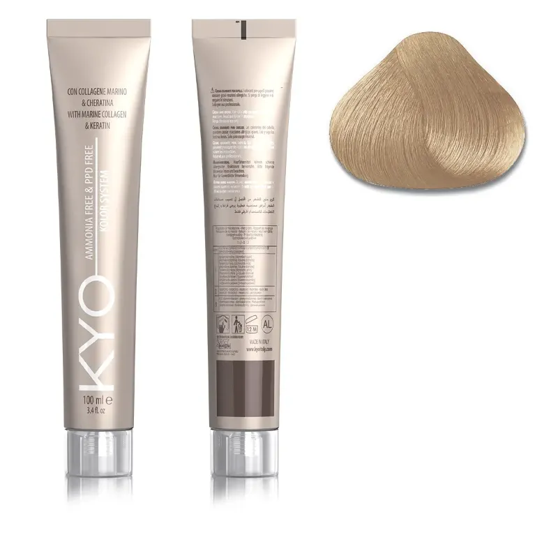 KYO KOLOR AMMONIA & PPD FREE 10.00 Biondo Platino Intenso 100 ml
