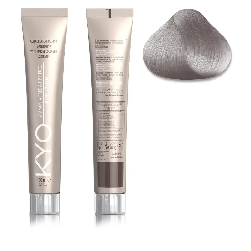 KYO KOLOR AMMONIA & PPD FREE 10.12 Biondo Platino Cenere Viola 100 ml