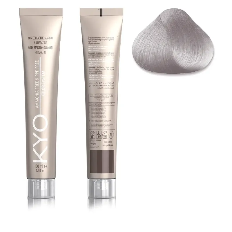 KYO KOLOR AMMONIA & PPD FREE 12.89 Super Biondo Platino Irisé 100 ml
