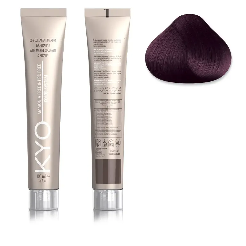 KYO KOLOR AMMONIA & PPD FREE 4.5 Castano Mogano 100 ml