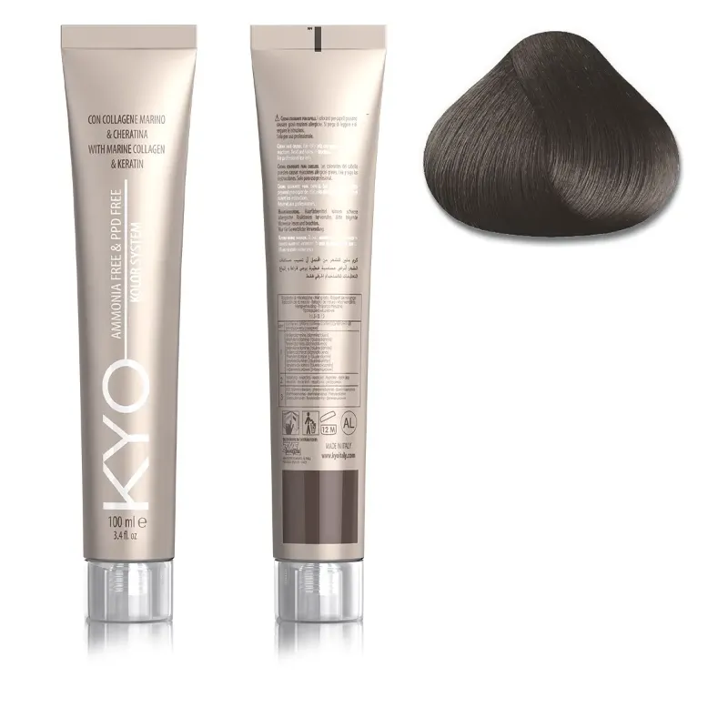 KYO KOLOR AMMONIA & PPD FREE 6.1 Biondo Scuro Cenere 100 ml