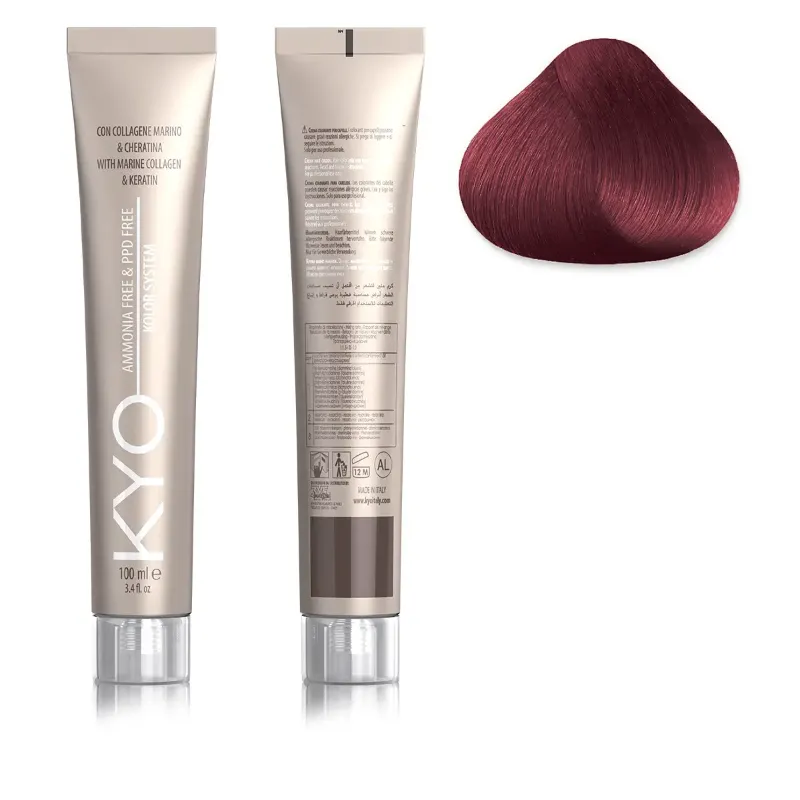 KYO KOLOR AMMONIA & PPD FREE 6.56 Biondo Scuro Rosso Caldo 100 ml