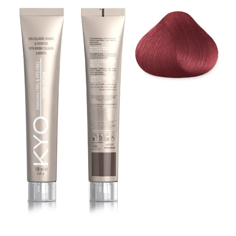 KYO KOLOR AMMONIA & PPD FREE 7.56 Biondo Rosso Caldo 100 ml