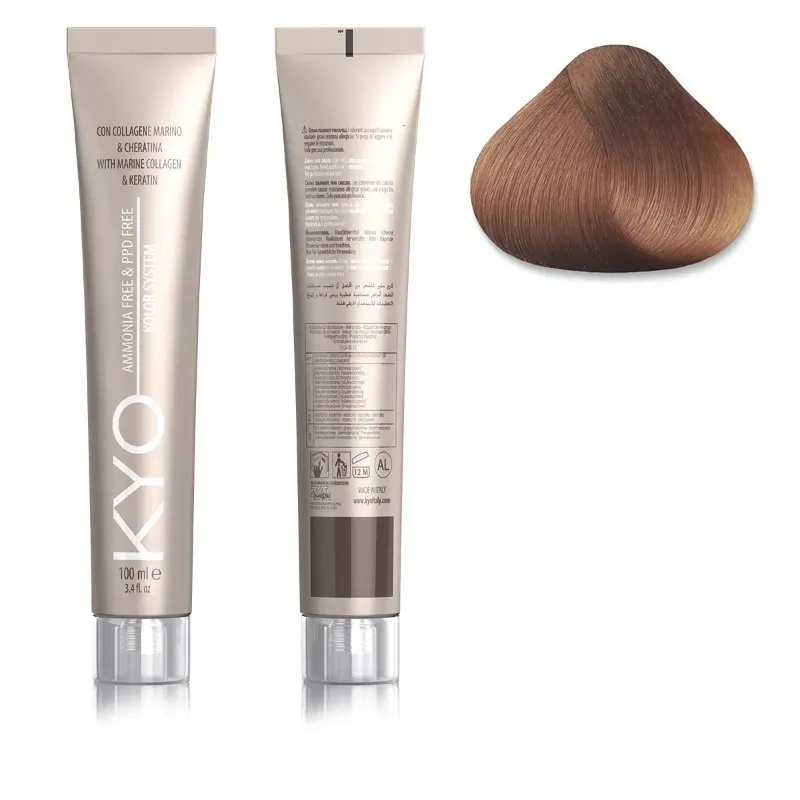 KYO KOLOR AMMONIA & PPD FREE 8.3 Biondo Chiaro Dorato 100 ml