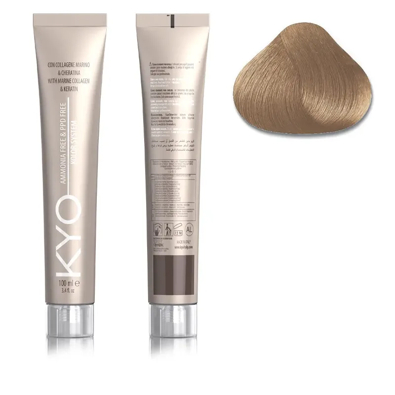 KYO KOLOR AMMONIA & PPD FREE 9.00 Biondo Chiarissimo Intenso 100 ml
