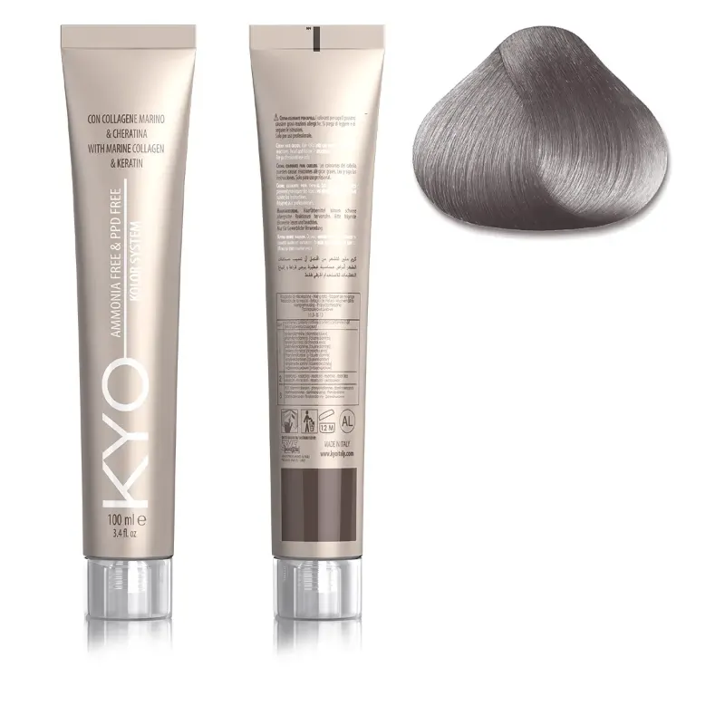 KYO KOLOR AMMONIA & PPD FREE 9.12 Biondo Chiarissimo Cenere Viola 100 ml