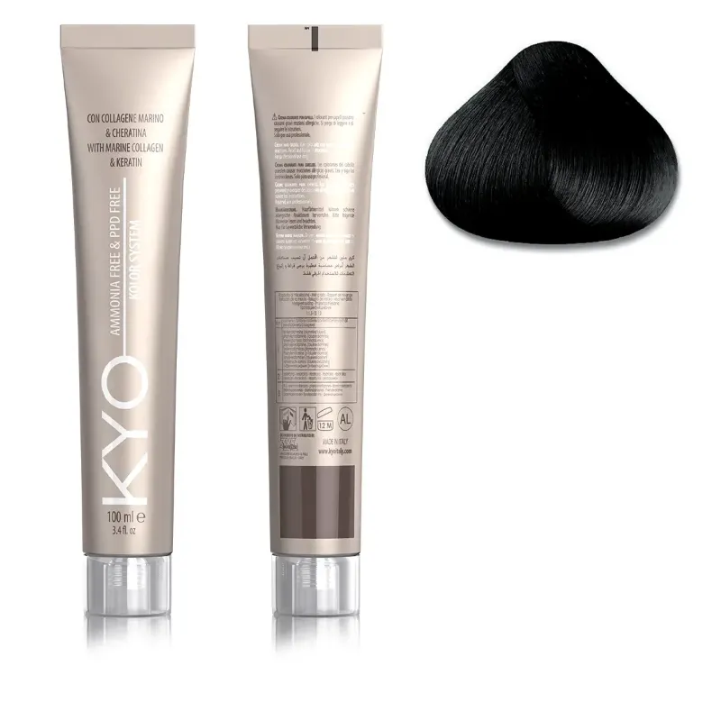 KYO KOLOR AMMONIA & PPD FREE 1.0 Nero 100 ml