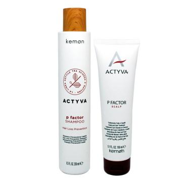 Kit Kemon Actyva P Factor Shampoo 250 ml + Scalp 150 ml