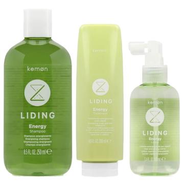 Kit Kemon Liding Energy Shampoo 250 ml + Energy Treatment 200 ml + Lotion 100 ml