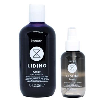 Kemon Liding Color Cold Shampoo 250 ml + Beauty Oil 100 ml