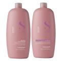 Kit Alfaparf Semi di lino Moisture Nutritive shampoo 1000 ml + Leave-in conditioner 1000 ml
