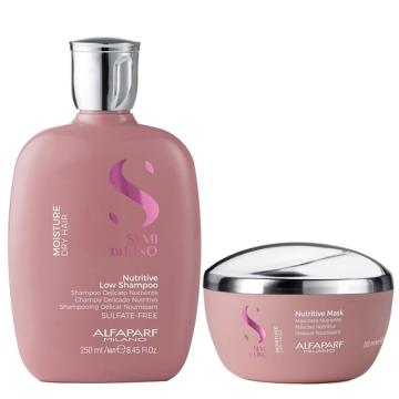 Alfaparf Semi di lino Moisture Nutritive low shampoo 250 ml + mask 200 ml