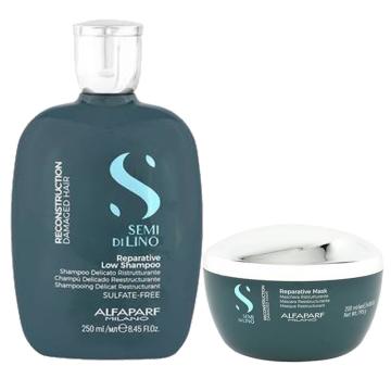 Alfaparf Semi di Lino Reconstruction Reparative low shampoo 250 ml + mask 200 ml