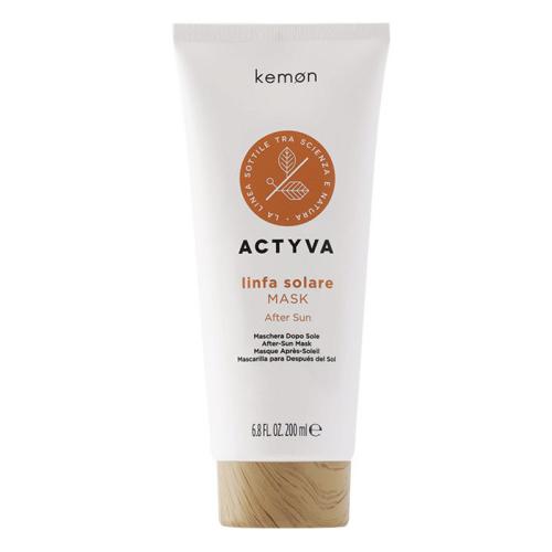 Kemon Actyva Linfa Solare Hair&Body Shampoo 250 ml + After Sun Mask 200 ml + After Sun Body Balm 150 ml + spazzola in OMAGGIO