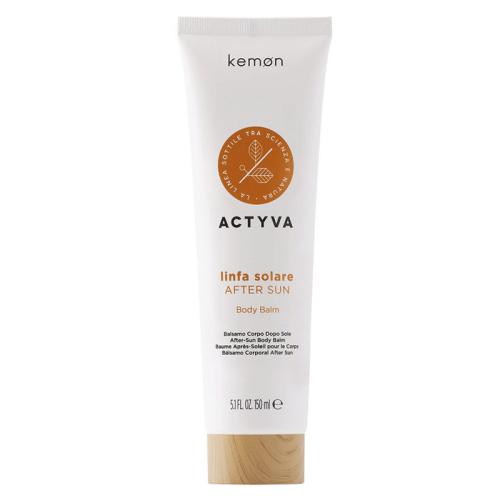 Kemon Actyva Linfa Solare Hair&Body Shampoo 250 ml + After Sun Mask 200 ml + After Sun Body Balm 150 ml + spazzola in OMAGGIO