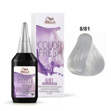 Wella Color Fresh 8/81 Biondo chiaro perla cenere Silver 75 ml