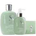 Alfaparf Semi di Lino Scalp Rebalance Purifying Low Shampoo 250 ml + Renew Energizing  Tonic 125 ml + Lotion 12x10 ml