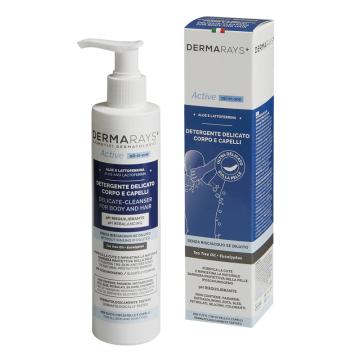 DermaRays Active all-in-one Detergente Capelli e Corpo 250 ml