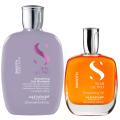 Alfaparf Semi di Lino Smoothing Shampoo Lisciante 250ml + Oil 100 ml