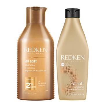 Redken All Soft Shampoo 300 ml + Conditioner 250 ml
