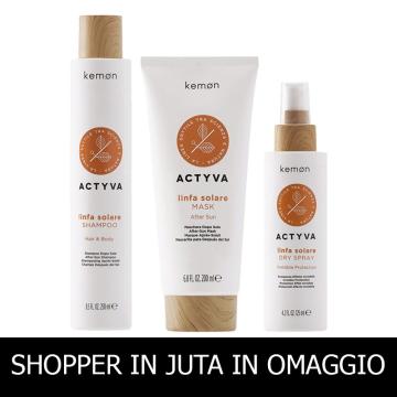Kemon Actyva Linfa Solare Hair&Body Shampoo 250 ml + After Sun Mask 200 ml + Dry Spray 125 ml