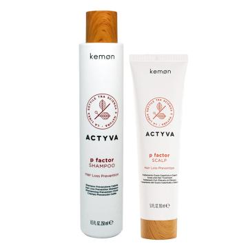 Kit Kemon Actyva P Factor Shampoo 250 ml + Scalp 150 ml