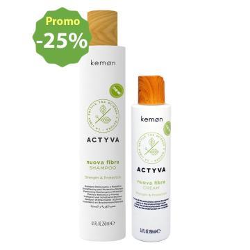Kemon Actyva Nuova Fibra Shampoo 250 ml + Cream 125 ml