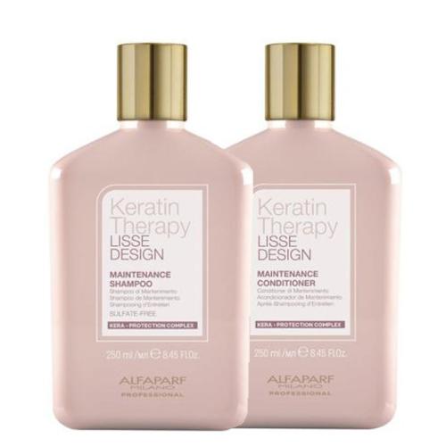 Alfaparf Milano Keratin Therapy Lisse Design Maintenance Shampoo 250 ml + Conditioner 250 ml