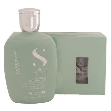 Alfaparf Semi di Lino Scalp Rebalance Purifying Low Shampoo 250 ml + Renew Energizing  Lotion 12x10 ml