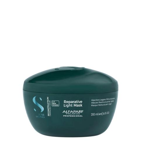 Kit Alfaparf Semi di lino Reconstruction Reparative shampoo 250 ml + Light Mask 200 ml + Cristalli Liquidi 15 ml