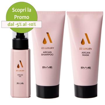 Emmediciotto 22 Luxury Argan Shampoo 200 ml + Mask 200 ml + Oil 100 ml