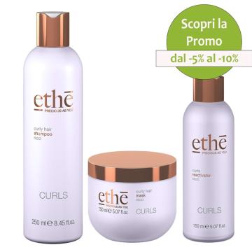 Emsibeth Ethè Curls Shampoo 250 ml + Maschera 150 ml + Riattivatore Ricci 150 ml