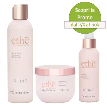 Emsibeth Ethè Shine Shampoo Illuminante 250 ml + Maschera 150 ml + Cocktail Vitaminico 150 ml