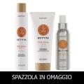 Kemon Actyva Linfa Solare Hair&Body Shampoo 250 ml + After Sun Mask 200 ml + Salty Texture 125 ml + spazzola in OMAGGIO