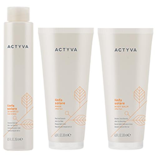 Kemon Actyva Linfa Solare Hair&Body Shampoo 250 ml + After Sun Mask 200 ml + After Sun Body Balm 150 ml