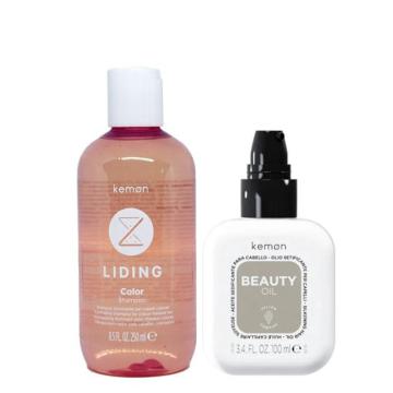 Kemon Liding Color Shampoo 250 ml + Beauty Oil 100 ml