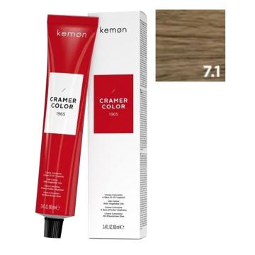 Kemon Cramer Color 7.1 Biondo Cenere 100 ml