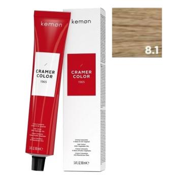 Kemon Cramer Color 8.1 Biondo Chiaro Cenere 100 ml