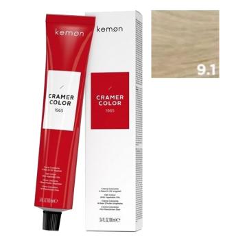 Kemon Cramer Color 9.1 Biondo Chiarissimo Cenere 100 ml