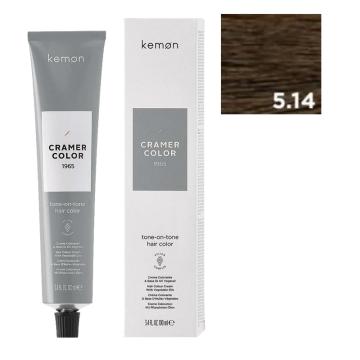 Kemon Cramer Color Tone-on-Tone 5.14 Castano Chiaro Cenere Rame 100 ml