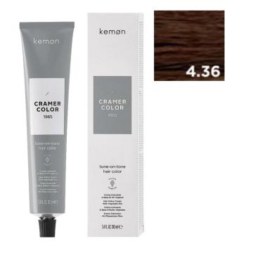 Kemon Cramer Color Tone-on-Tone 4.36 Castano Scuro Dorato Mogano 100 ml