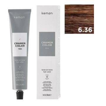 Kemon Cramer Color Tone-on-Tone 6.36 Biondo Scuro Dorato Mogano 100 ml