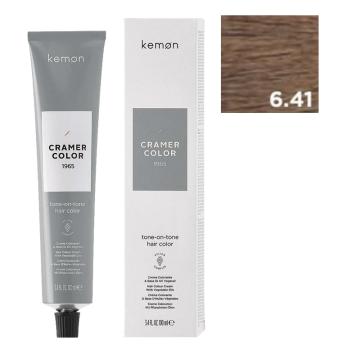 Kemon Cramer Color Tone-on-Tone 6.41 Biondo Scuro Rame Cenere 100 ml