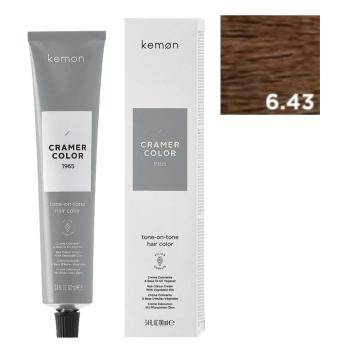 Kemon Cramer Color Tone-on-Tone 6.43 Biondo Scuro Rame Dorato 100 ml