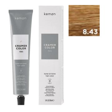 Kemon Cramer Color Tone-on-Tone 8.43 Biondo Chiaro Rame Dorato 100 ml