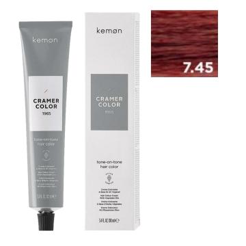 Kemon Cramer Color Tone-on-Tone 7.45 Biondo Chiaro Rame Rosso 100 ml