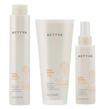 Kemon Actyva Linfa Solare Hair&Body Shampoo 250 ml + After Sun Mask 200 ml + Dry Spray 125 ml