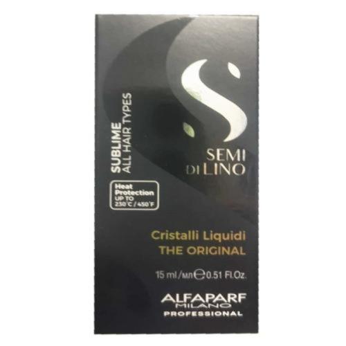 Kit Alfaparf Semi di lino Moisture Nutritive shampoo 250 ml + mask 200 ml + Cristalli Liquidi 15 ml